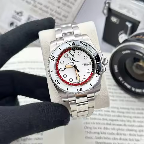 PAGANI DESIGN 40MM NH36 Men Mechanical Wrist Watch Luxury Automatic Watches Week Date Luminous Sapph