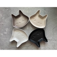 [Amy Grocery Shop] Le Creuset Black Cat Shaped Plate Halloween Dinner Fruit 2pcs Le Creuset Plate