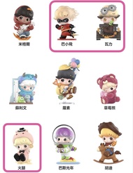 DIMOO WORLD × PIXAR聯名系列手辦 Disney Dimoo 迪士尼 超人特攻隊 柏小衝 巴小飛 ／太空奇兵·威E WALL-E 瓦力 / 火腿