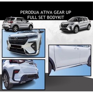 PERODUA ATIVA GEAR UP V2 GU V2 STYLE FULL SET BODYKIT FRONT SKIRT,SIDE SKIRT,REAR SKIRT MATERIAL ABS