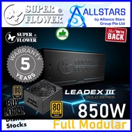 SuperFlower 850W Leadex III Gold / 90+ HG series 80+Gold ATX Power Supply (SF-850F14HG) (Warranty 5y