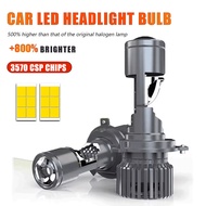 H4 Bi Led Canbus Led ProjecotCar Headlight Bulb High Beam and Low Beam Auto Headlamp Led Projector R