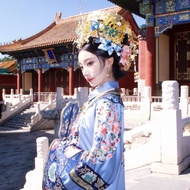 Traditional Chinese Dress - Historical Fashion with Hand-drawn Designs Inspired by the Qing Dynasty 