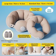 Neck Support Inflatable U-Shaped Pillow Pressure Inflation
