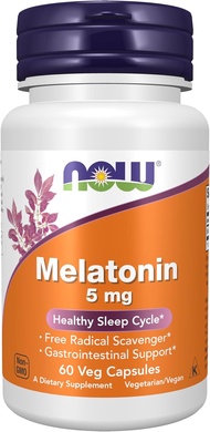 Melatonin Hỗ Trợ Giấc Ngủ Ngon Và Sâu Một Cách Tự Nhiên Now Melatonin 5mg và 3mg
