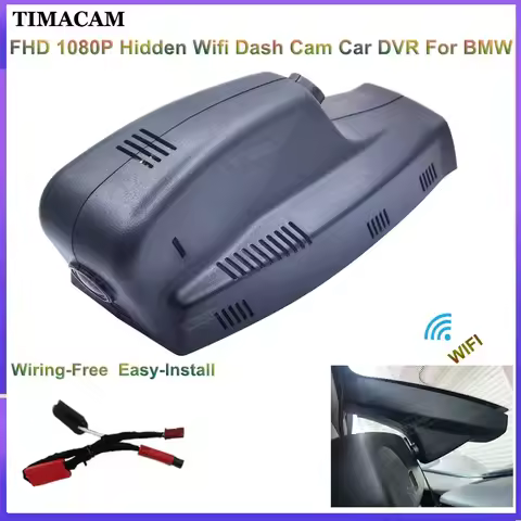 TIMACAM 1080P Plug and Play Car DVR Video Recorder For BMW X1 X3 X5 X6 E84 E83 E70 E71 M6 E63 E64 Z4