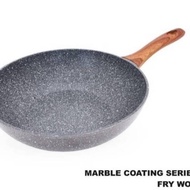 Best Selling!! Frywok pan marble Granite fry wok pan Induction Frying pan