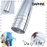 DAPHNE Mirror Wall Sticker DIY Bathroom Ultra-thin Wall Tile Stickers