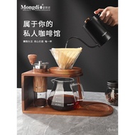 Wooden Brew Hand Coffee Maker Grind Hand Crank Set Coffee Maker Hand Coffee Brewer Bracket Coffee Ma