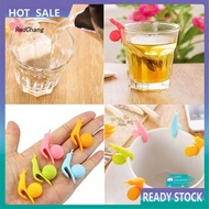 RC~  5Pcs Tea Bag Holder Cute Snail Shape Soft Silicone Cup Mug Hanging Tool Gift