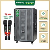 Loa Kéo Nanomax SK-15Q5 Bass 40cm Công Suất 680w/max Karaoke Bluetooth