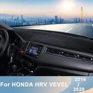 Car Dashboard Avoid Light Pad Instrument Platform Cover Mat Carpet For Honda HR-V HRV Vezel 2014-201