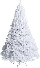 6ft Artificial Christmas Tree White Christmas Tree With Metal Stand Large Christmas Tree For Home,Office,Party Decoration