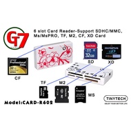 TINYTECH USB 2.0 6 SLOT CARD READER (CARD-R602)