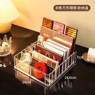 เคสจัดระเบียบเครื่องสำอาง Acrylic Makeup Storage Box Lipstick Powder Eyeshadow Display Stand Organiz