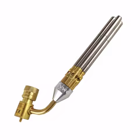 3 Pipes Gas Brazing Burner Gas Welding Torch Soldering Quenching BBQ Burner CE HVAC Hand Torch MAPP 