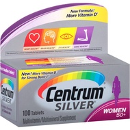 Centrum Silver Women 50+ 100Tablet Multivitamin For Women Immunity Original 100%