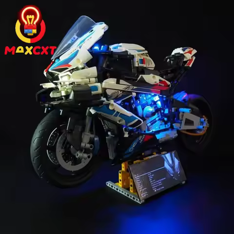 MAXCXT LED Light Set For LEGO Technic 42130 BMW M 1000 RR Motorcycle DIY Decorative Lamp Not Include