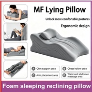 Ergonomic memory Foam sleeping reclining pillow Couple bed intimate moment auxiliary pad bed lying p