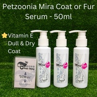 CC Pets Story✨Ready Stock | Petzoonia Mira Coat or Fur Serum - 50ml. For Hourse Cats Dogs and other 