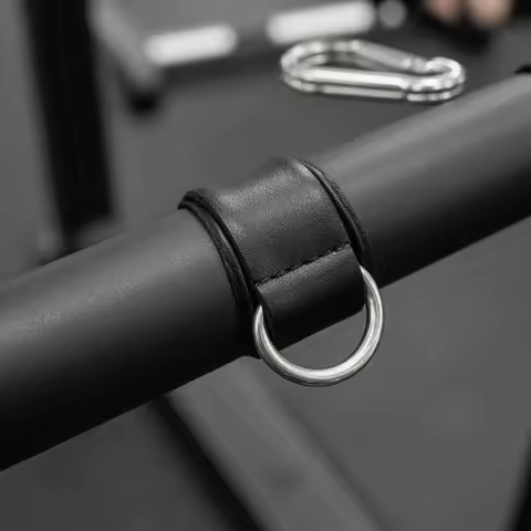 Curved Pull Handle Contoured V Bar Handle V Bar Grip Carabiner Clip Cable Attachment Anti-Slip