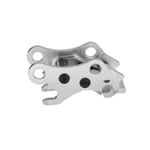 Double EC160E S015-001 Metal Quick Hitch Coupler For 1/14 RC E010 E111 Excavator Bucket Accessories