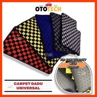 5pcs Car Universal Carpet Thai JDM style Dice Dadu Chess Mat Car Floor Mat Carpet
