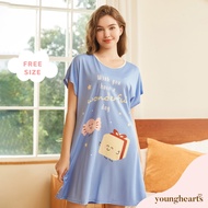 Young Hearts Young Curves Wish You have a Wonderful Day Sleep Dress C01-P01263
