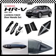 Honda HR-V HRV 2016 - 2021 CARBON Door Handle Set Cover Bowl Trim Accessories Bodykit 2017 2018 2019