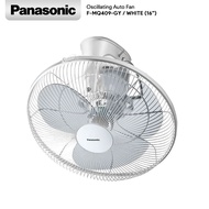 PANASONIC 16" F-MQ409 360° OSCILLATING AUTO FAN - WHITE / DARK GREY (KIPAS DINDING)