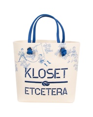 Kloset &amp; Etcetera Joy Signature Tote กระเป๋าถือสามารถเก็บของได้เป็นระเบียบ เช็ดทำความสะอาดง่าย