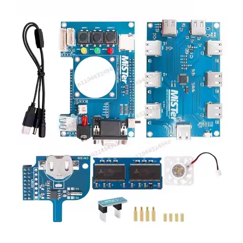 New IO Analog Board USB Hub 128M SDRAM RTC Module for Terasic DE10-Nano Mister FPGA