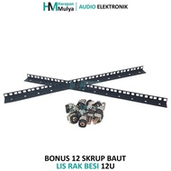 Iron Stand 53.5Cm Amplifier & Equalizer / Amp & Equalizer Stand Stand + 12 Screws & Bolts