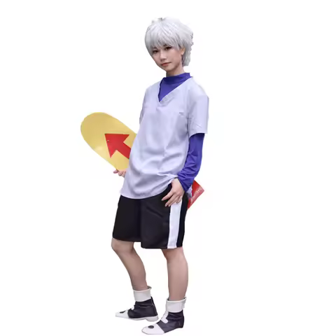 Killua Zoldyck Cosplay Costume For Adult Men Women Kids Halloween Outfits