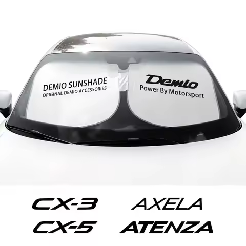 For Mazda 3 6 Atenza Axela CX3 CX5 Demio MPS MS Car Windshield Shade Flodable Square Visor Protector