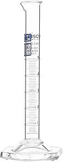 Eisco Labs - 5mL Measuring Cylinder - Tolerance ±0.05mL - Class A Graduated Cylinder - Calibrated TC