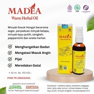minyak pijat/aromatheraphy oil massage. MADEA, minyak atsiri herbal