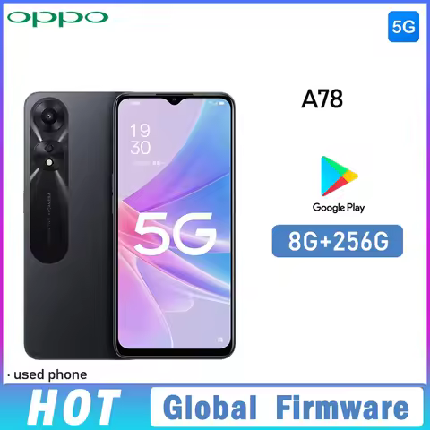 OPPO A78 5G SmartPhone Global firmware MTK Dimensity 700 Android 12 RAM 8GB ROM 256GB 6.56" camera 5