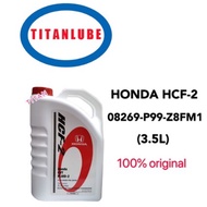 ORIGINAL HONDA GENUINE PART HCF-2 CVT GEAR OIL 3.5L HCF2