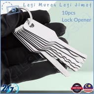 10pcs Jiggler Keys Set Professional Lock Steel Pick Tools For Double Sided Lock Pick Auto Locksmith