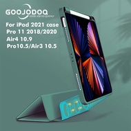 GOOJODOQ For iPad mini 6 Case For iPad Air 4 Case Magnetic Separate For iPad Pro 11” Case 2021 For iPad 8th Gen Pro 11 12.9 Inch 2020 2018 Air 3 Pro 3 10.5 Case Cover
