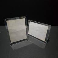 LAYAR Acrylic A6 Screen Stand Acrylic A6 Photo Frame/ Acrylic Sign Holder/ Acrylic Standing Frame/ F