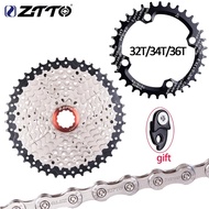≈ZTTO MTB Bike 9 Speed 42T Cassette Groupset Mountain Bicycle Steel Sprocket Chain Narrow Wide C ☠ⓛ