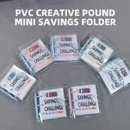 PVC Creative Pound Money Savings Book Couple Money Savings Convenient Savings Book
