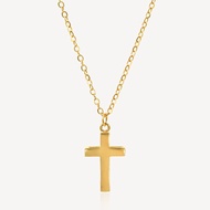 916 Gold Cross Necklace