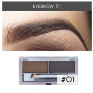 เขียนคิ้ว Nice Shop Eyebrow Powder ที่เขียนคิ้วฝุ่น Niceshop ตลับ 2 ช่อง เขียนคิ้วฝุ่นสองเฉดสี มาพร้