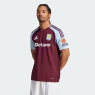 adidas ฟุตบอล เสื้อแข่งชุดเหย้า Aston Villa FC 24/25 ผู้ชาย สีแดงเบอร์กันดี JD1235