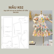 PAPER SHEET A0 BABY DRESS K02 (NOT A PAPER)