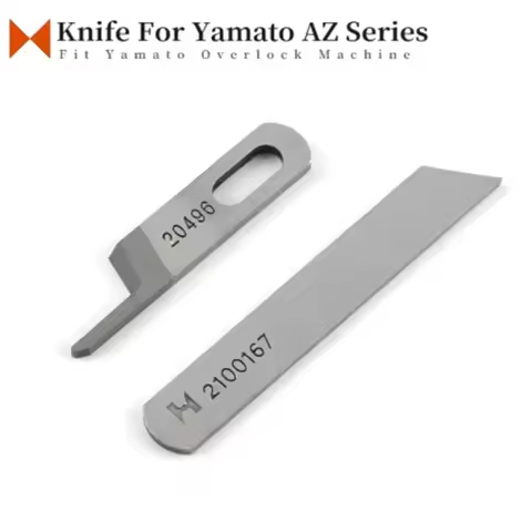 20496 2100167 Upper and Lower Knife for Yamato AZ8000G AZ8500H AZ6020G AZ6000H Overlock Sewing Machi
