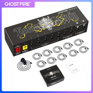 แหล่งจ่ายไฟแพดเดิลกีตาร์10เอาต์พุต GS10-SV2 GHOSTFIRE กระแสสูง9V/1000mA สำหรับเอฟเฟคที่เหยียบ9V/12V/
